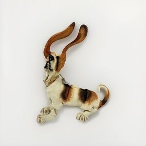 A Breed Apart Basset Hound Dog Figurine 2005 Country Artists 70063 Vintage